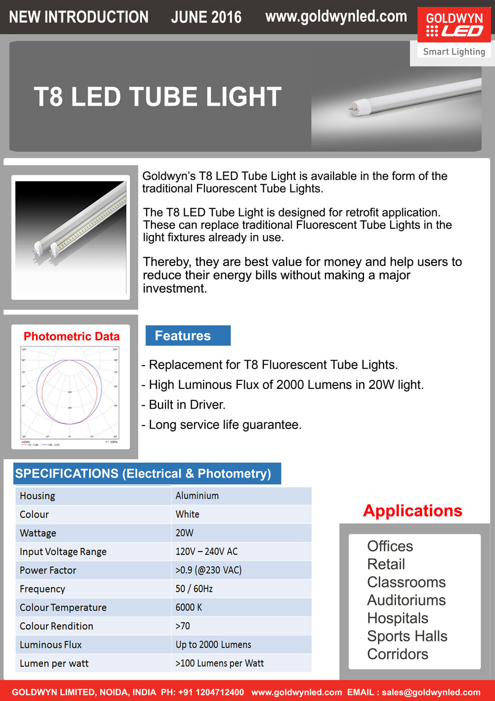 T8 LED Tube Light