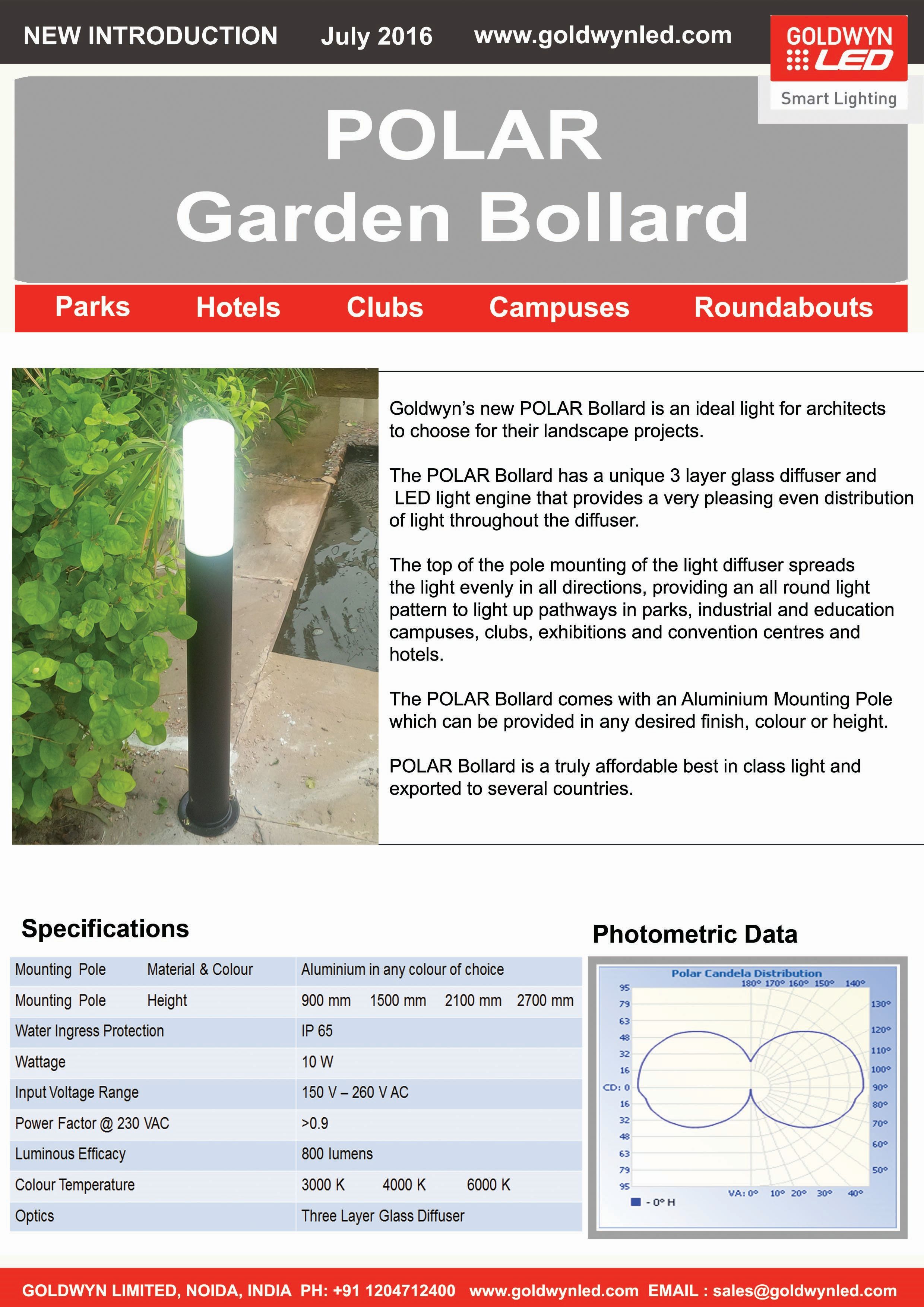 POLAR Garden Bollard